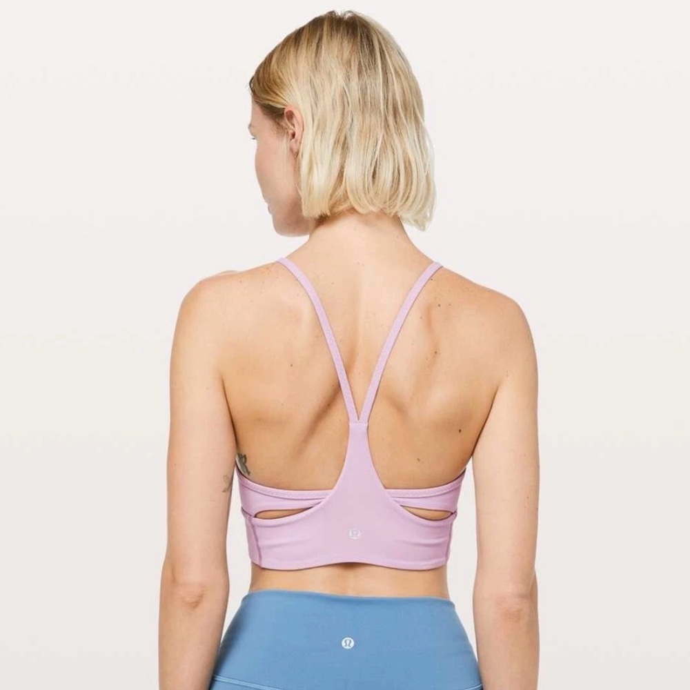 Lululemon Expand Your Limits Bra Antoinette Women’s Size 8 Purple Sports Bra - Picture 2 of 5